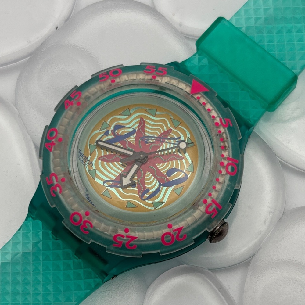 Swatch Watch - SDN108 -  Sea Floor